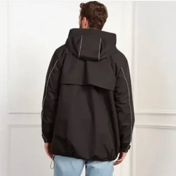 Seraphine Men's 6-in-1 Raincoat/Fleece Jacket - Black - Size XL NWOT - Picture 2 of 15